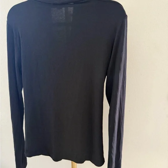 Vince Fixed Wrap Long-Sleeve Top - Picture 6 of 8